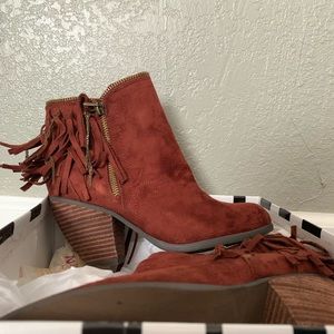 Not Rated Flippin Fringe bootie